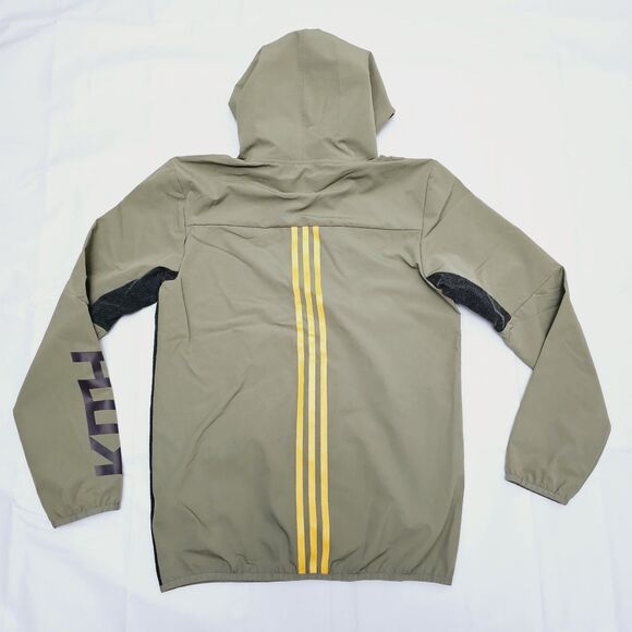 Adidas x Kith Rays Piste Mens XS Hoodie Sweater Pullover Green Olive Streetwear - Picture 3 of 8